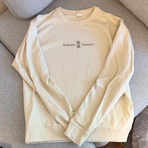 KOTN Cream Sweatshirt with Graphic Print